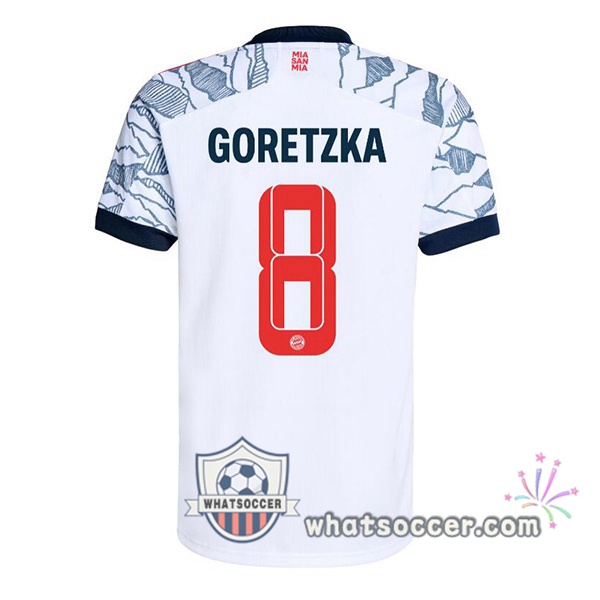 Bayern Munich (Goretzka 8) Third Soccer Jerseys 2021-2022