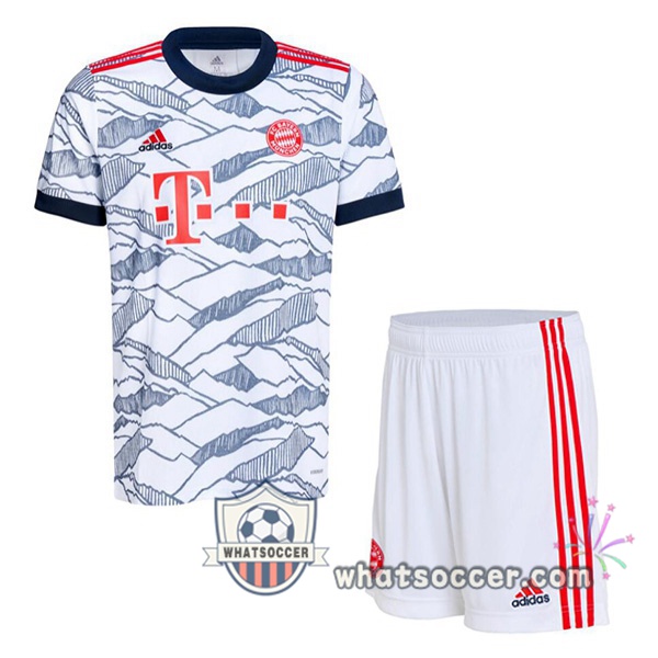 Bayern Munich Kids Third Soccer Jerseys 2021-2022