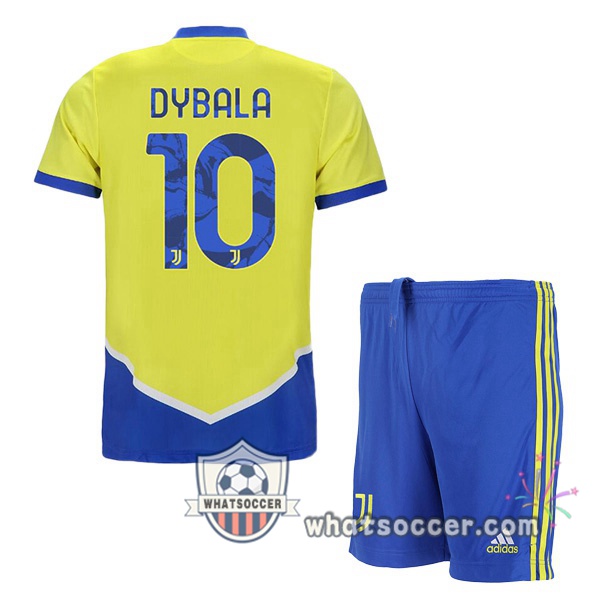 Juventus (DYBALA 10) Kids Third Soccer Jerseys 2021-2022