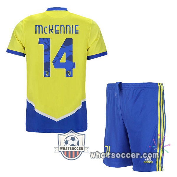 Juventus (McKENNIE 14) Kids Third Soccer Jerseys 2021-2022