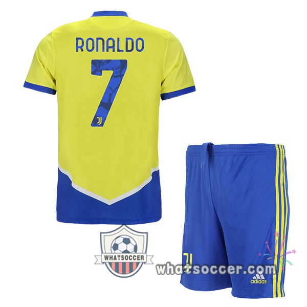 Juventus (RONALDO 7) Kids Third Soccer Jerseys 2021-2022