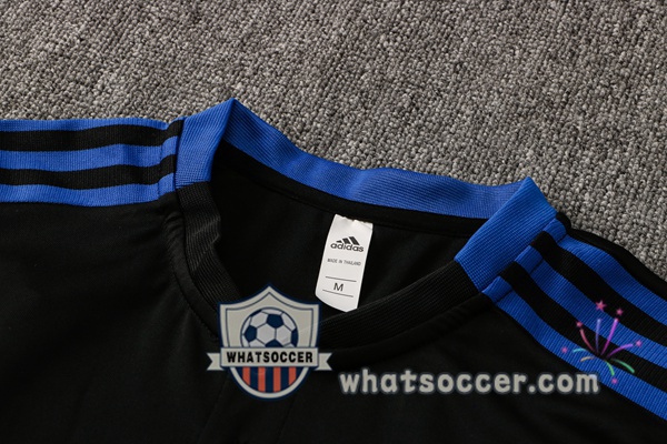Training Polo Real Madrid + Pants Black 2021-2022