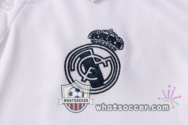 Training Polo Real Madrid + Pants White 2021-2022