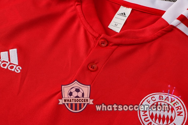 Training Polo Bayern Munich + Pants Red 2021-2022