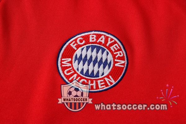 Training Polo Bayern Munich + Pants Red 2021-2022