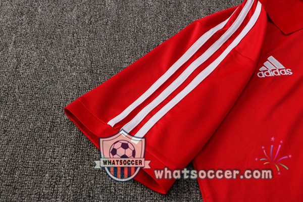Training Polo Bayern Munich + Pants Red 2021-2022