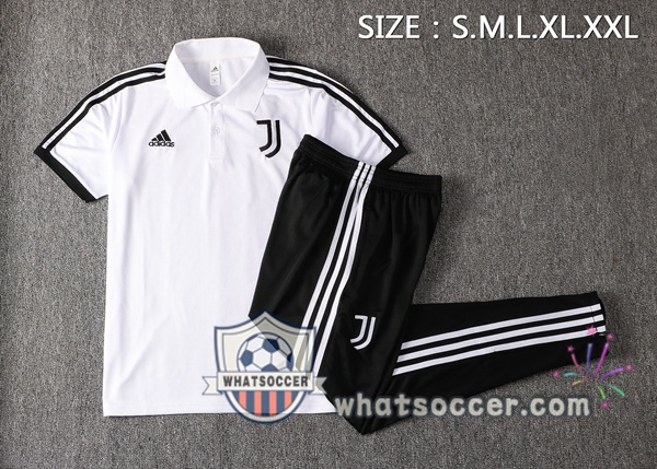 Training Polo Juventus + Pants White 2021-2022