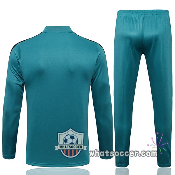 Real Madrid Green Tracksuit 2021-2022