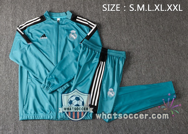 Real Madrid Blue Training Jacket 2021-2022