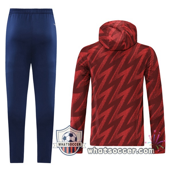 Arsenal Red Windbreaker Hoodie 2021-2022