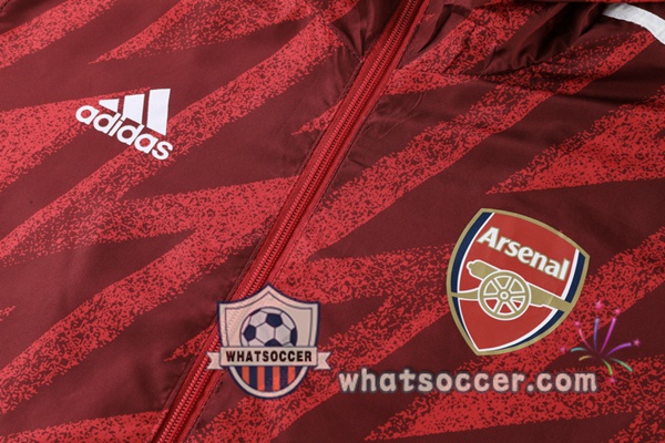 Arsenal Red Windbreaker Hoodie 2021-2022