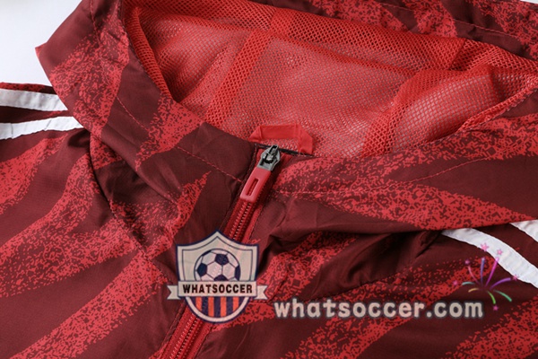 Arsenal Red Windbreaker Hoodie 2021-2022
