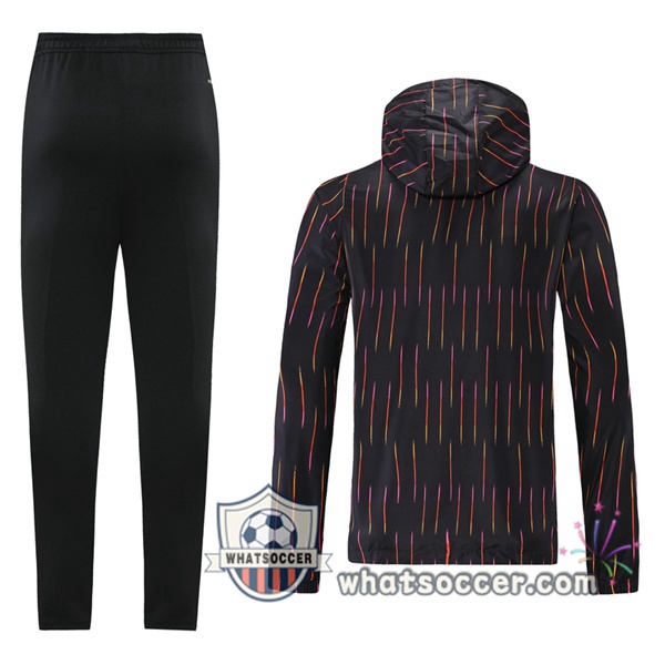 Juventus Black Windbreaker Hoodie 2021-2022