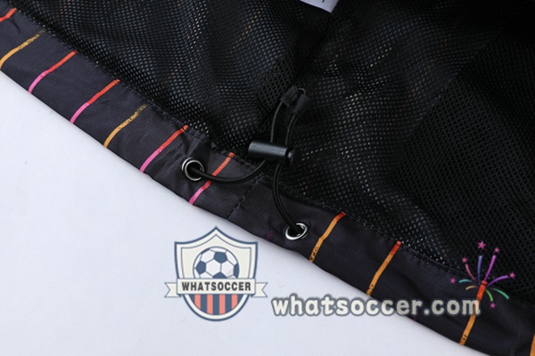 Juventus Black Windbreaker Hoodie 2021-2022