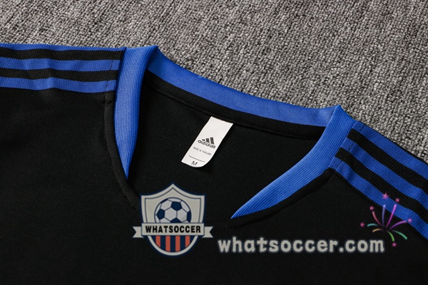 Real Madrid + Pants Black Training T-Shirt Suit 2021-2022