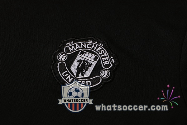Manchester United + Pants Black Training T-Shirt Suit 2021-2022