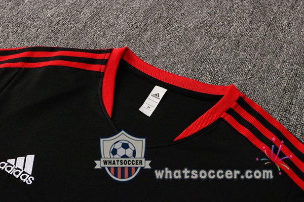 Manchester United + Pants Black Training T-Shirt Suit 2021-2022