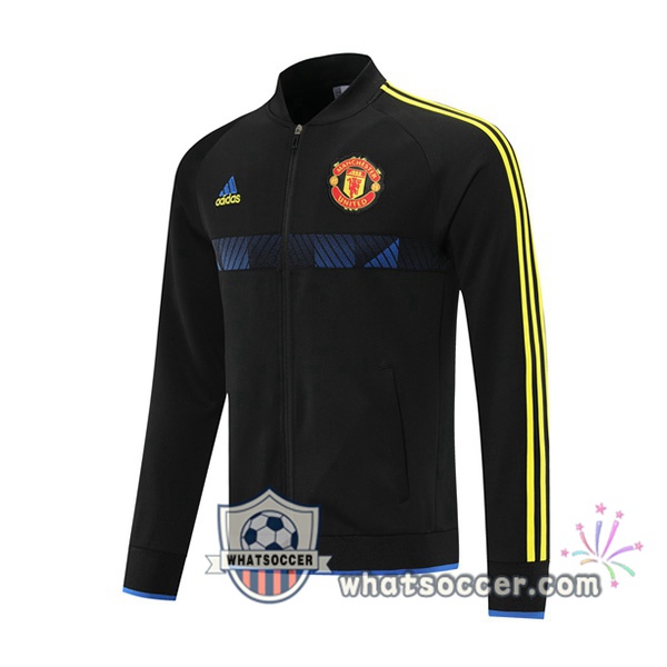 Manchester United Black Soccer Jacket 2021-2022