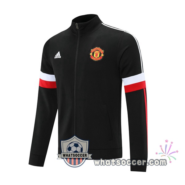 Manchester United Black Soccer Jacket 2021-2022