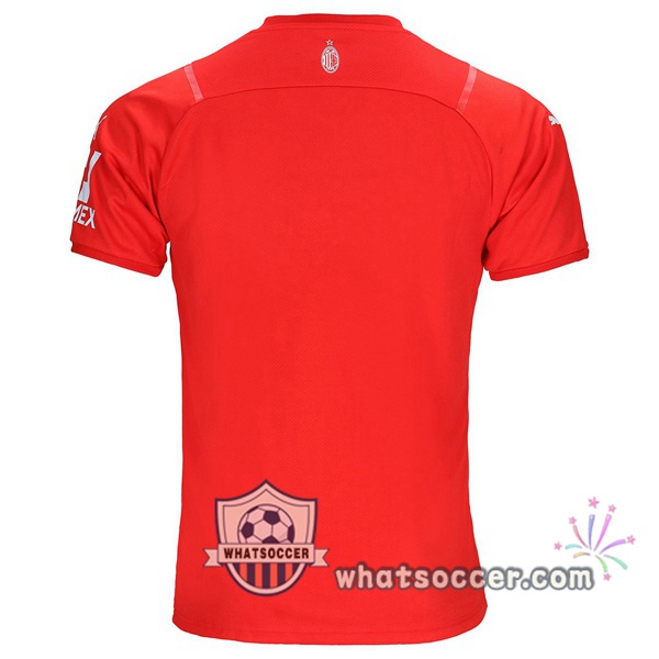 AC Milan Third Goalkeeper Red Soccer Jerseys 2021-2022
