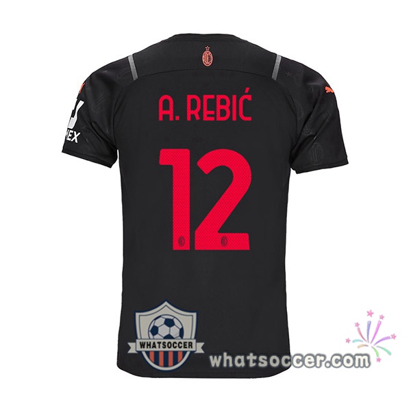 AC Milan (A. REBIĆ 12) Third Soccer Jerseys 2021-2022