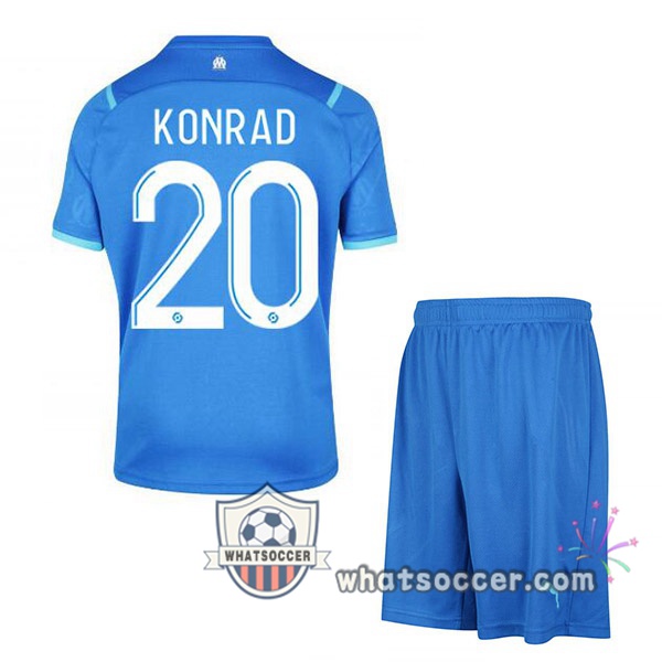 Marseille OM (KONRAD 20) Kids Third Soccer Jerseys 2021-2022