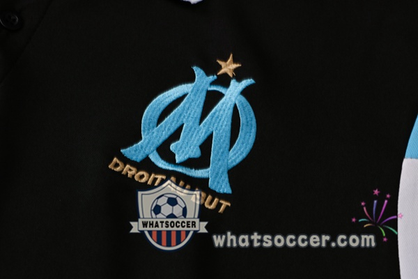 Training Polo Marseille OM + Pants Black 2021-2022