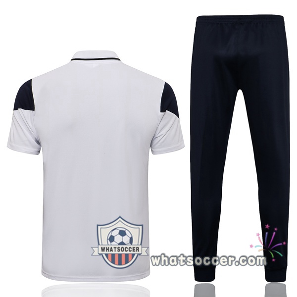 Training Polo Marseille OM + Pants White 2021-2022