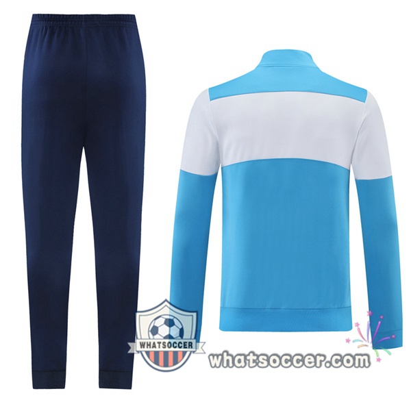 Marseille OM Blue White Training Jacket 2021-2022