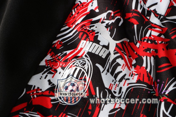AC Milan Red Black Training Jacket 2021-2022