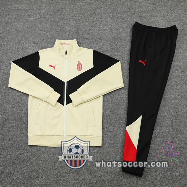 AC Milan Yellow Black Training Jacket 2021-2022