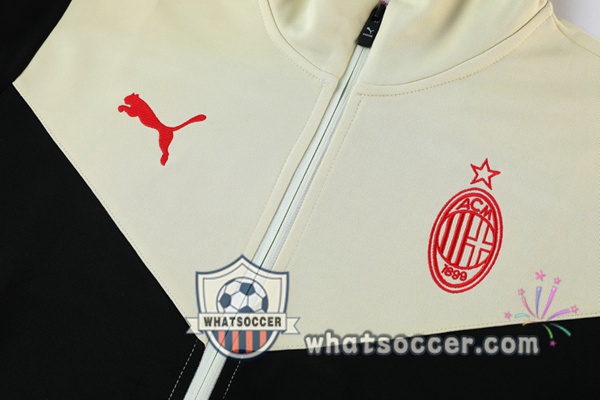 AC Milan Yellow Black Training Jacket 2021-2022