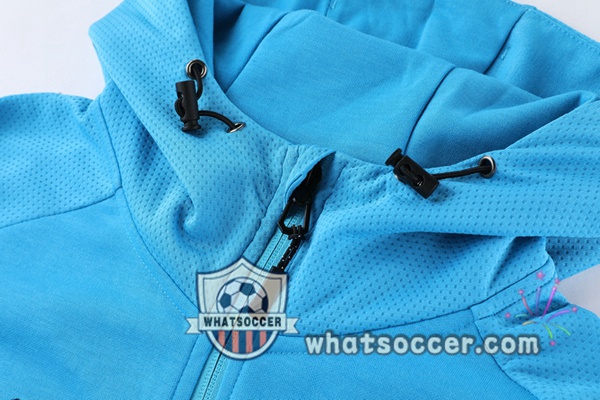 Marseille OM Blue Hooded Jacket 2021-2022