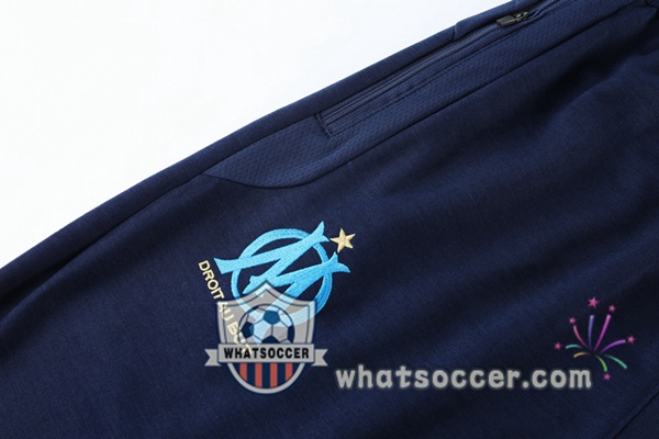 Marseille OM Blue Hooded Jacket 2021-2022