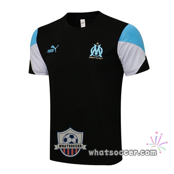 Marseille OM Black Training T-Shirts 2021-2022