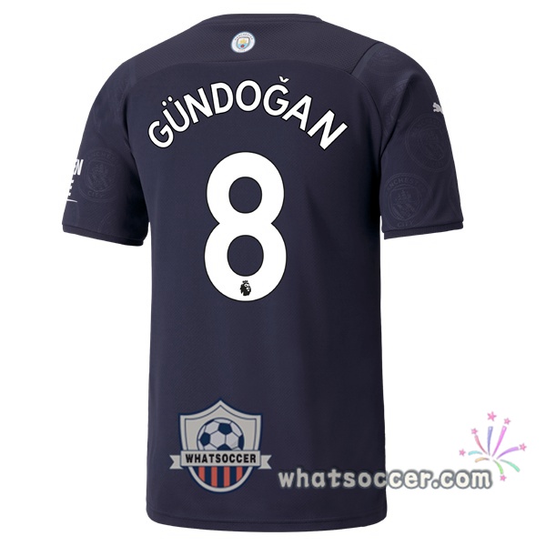 Manchester City (GÜNDOĞAN 8) Third Soccer Jerseys 2021-2022