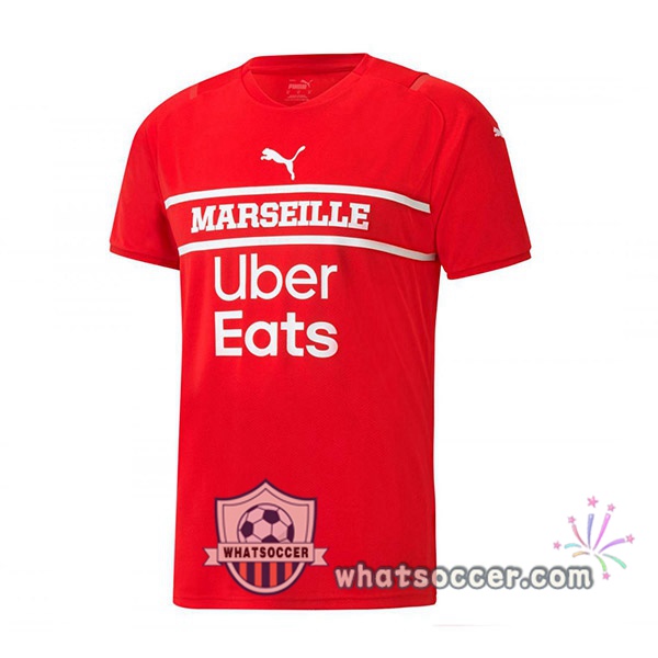 Marseille OM Goalkeeper Red Soccer Jerseys 2021-2022