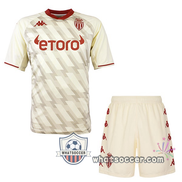 AS Monaco Kids Third Soccer Jerseys 2021-2022
