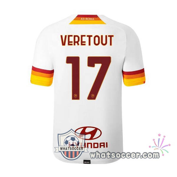 AS Roma (VERETOUT 17) Away Soccer Jerseys 2021-2022