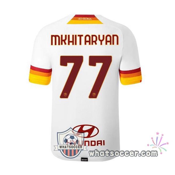 AS Roma (MKHITARYAN 77) Away Soccer Jerseys 2021-2022