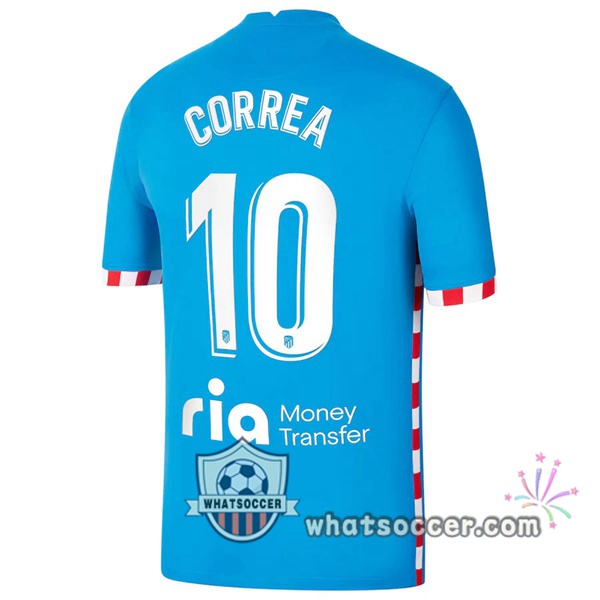 Atletico Madrid (Correa 10) Third Soccer Jerseys 2021-2022