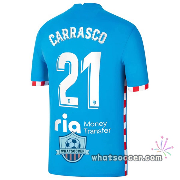 Atletico Madrid (Carrasco 21) Third Soccer Jerseys 2021-2022