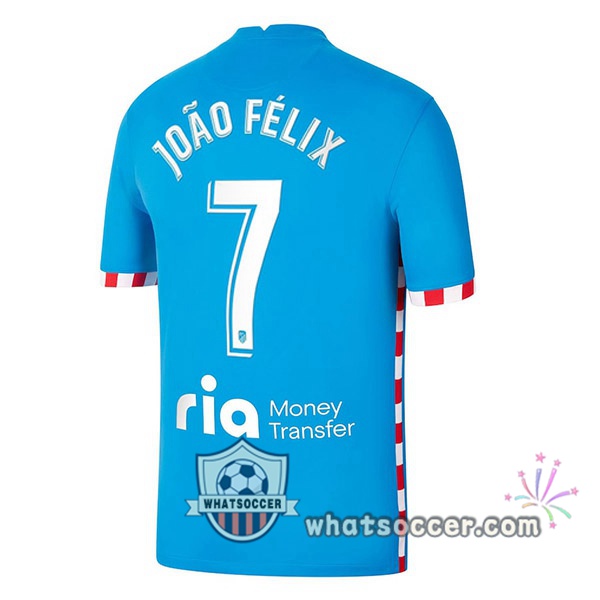 Atletico Madrid (João Félix 7) Third Soccer Jerseys 2021-2022