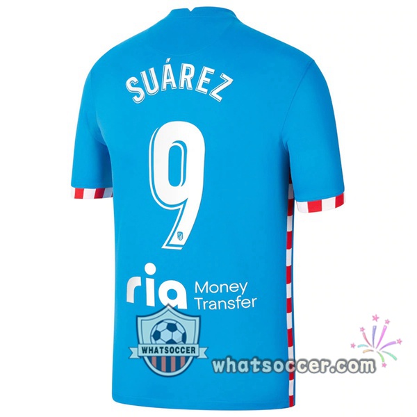 Atletico Madrid (Suárez 9) Third Soccer Jerseys 2021-2022