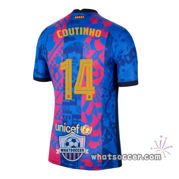 FC Barcelona (Coutinho 14) Third Soccer Jerseys 2021-2022