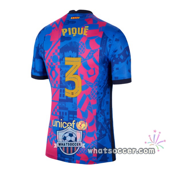 FC Barcelona (PIQUÉ 3) Third Soccer Jerseys 2021-2022