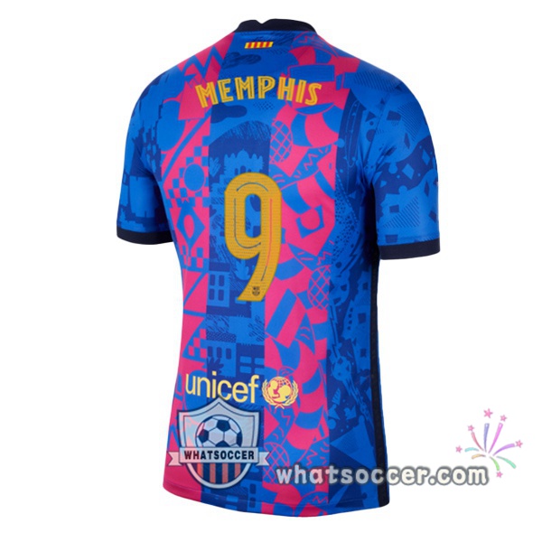 FC Barcelona (Memphis 9) Third Soccer Jerseys 2021-2022