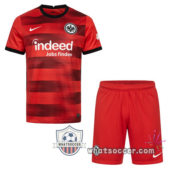 Eintracht Frankfurt Kids Away Soccer Jerseys 2021-2022