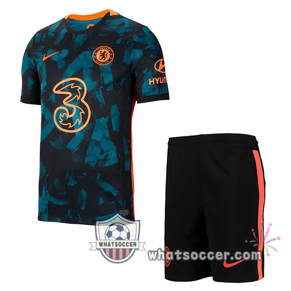 FC Chelsea Kids Third Soccer Jerseys 2021-2022