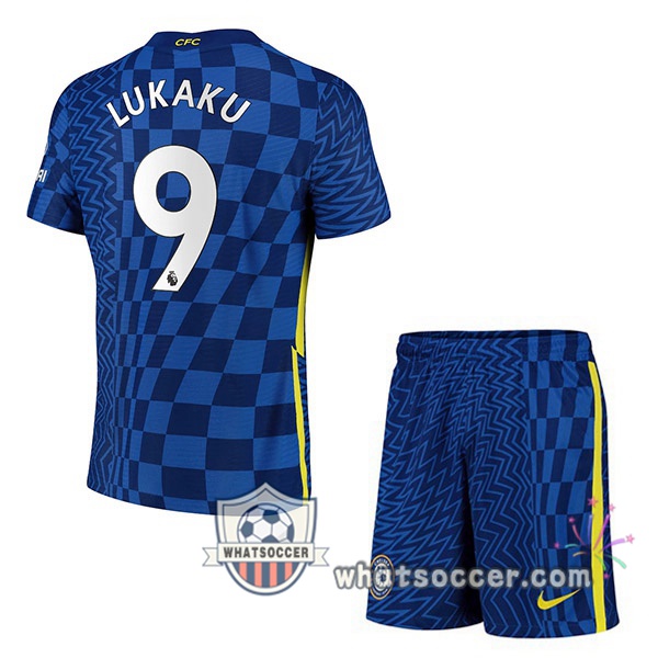 FC Chelsea (LUKAKU 9) Kids Home Soccer Jerseys 2021-2022